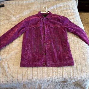 Valabasas Men's Purple Shirt Jacket